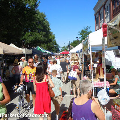 parker farmers market on mainstreet parker co