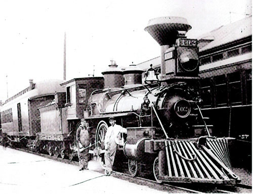 CS Railroad train parker co history
