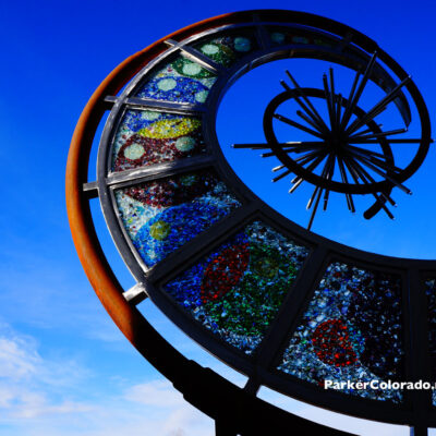 Pace Center Glass Sculpture Parker Colorado