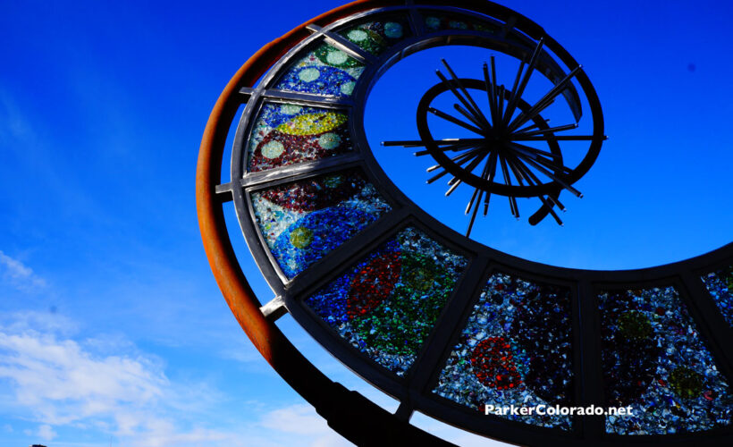 Pace Center Glass Sculpture Parker Colorado