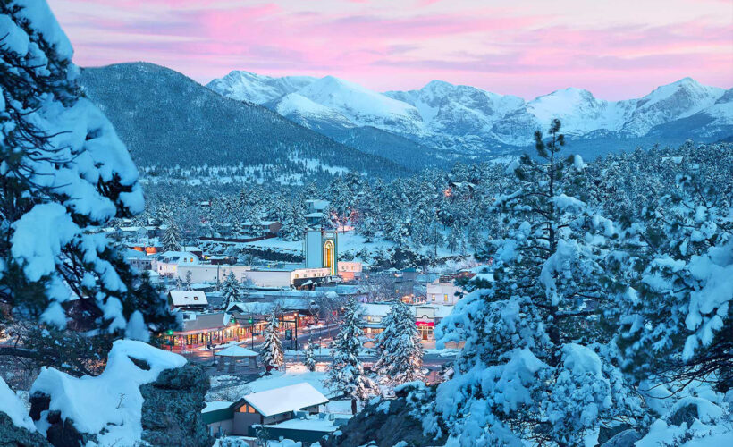 estes park winter wonderland