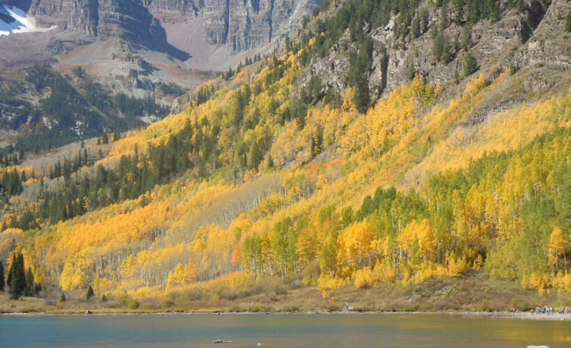 Snowmass Colorado Maroon Bells quaking Aspens fall Color Vail