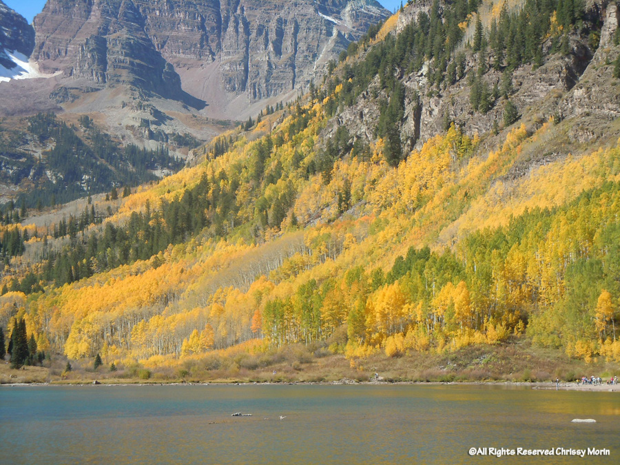 Snowmass Colorado Maroon Bells quaking Aspens fall Color Vail