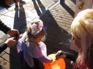 Trick or Treat on Mainstreet volunteer in parker