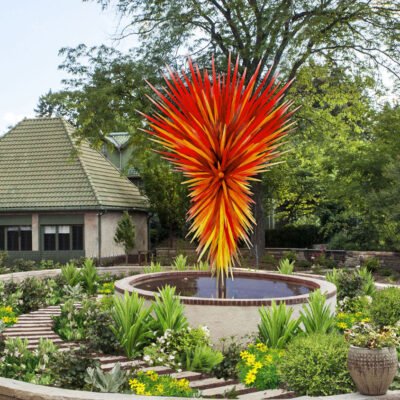 dale chihuly Colorado Installation at Denver Botanic Gardens