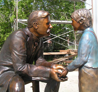 dr heath statue don buddy artist parker station parker colorado