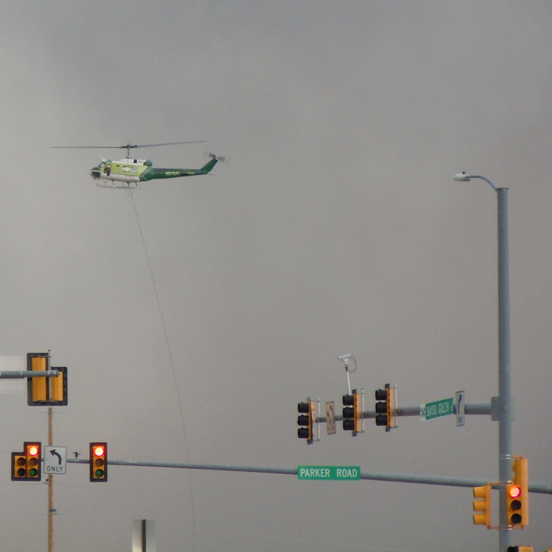 helicopter-hero today at the Franktown Fire near Parker Colorado March 24, 2011