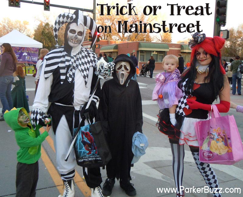 trick or treat on mainstreet parker co