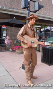 Street Performer on Mainstreet during Parker Days Festival