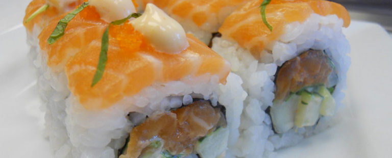 southwest sushi roll at indochine on mainstreet